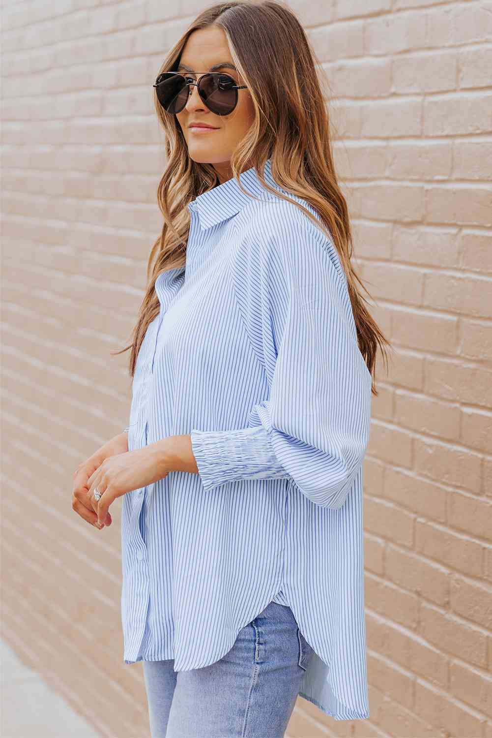 Fernanda Lantern Sleeve Shirt - LARUNVIK