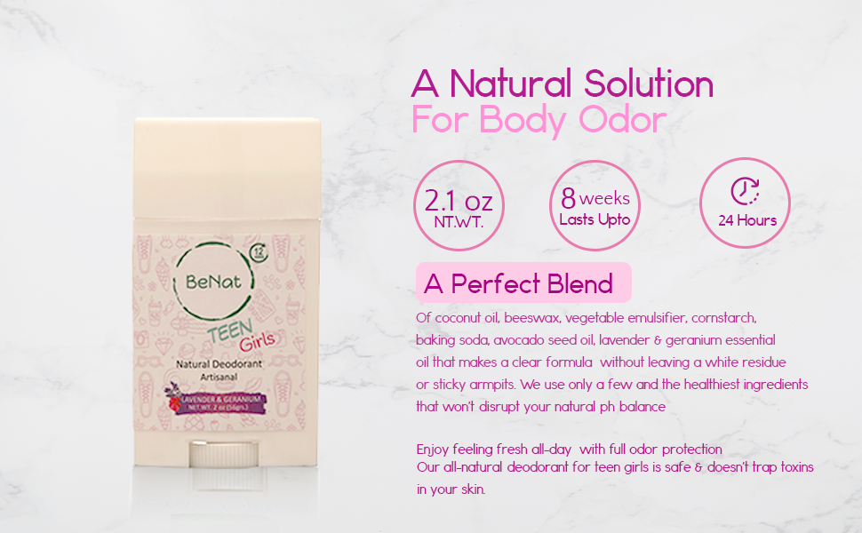 All-Natural Deodorant for Kids & Teens - LARUNVIK