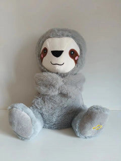 Peluche loutre Sound Machine Soothe 'n Snuggle avec lumières, sons et mouvements de respiration rythmiques pour bébé