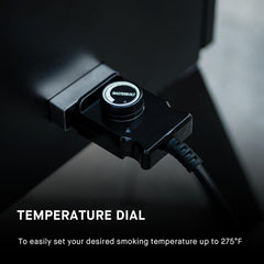 30 Inch Electric Vertical Smoker Analog Temperature