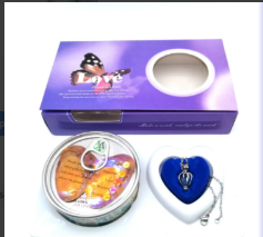 Boîte cadeau à bijoux en perles avec collier en perles d'eau douce