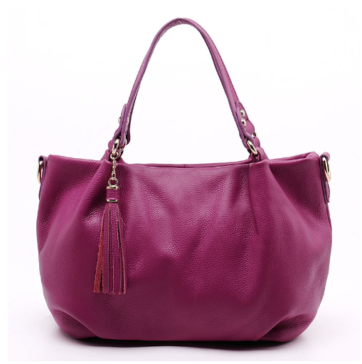Texas Leather Handbag - Stylish Women's Bucket Bag (One) - LARUNVIK