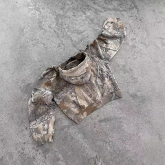 Sweat à capuche rétro camouflage urbain