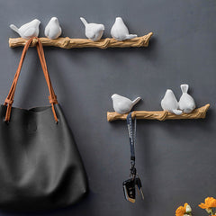 Nordic Style Bird Wall Hook for Clothing and Accessories
