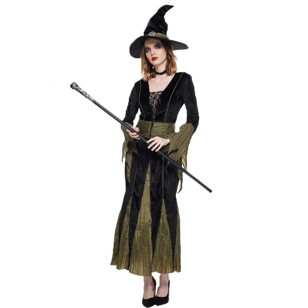 Evil Witch Cosplay Costume for Halloween Horror - LARUNVIK
