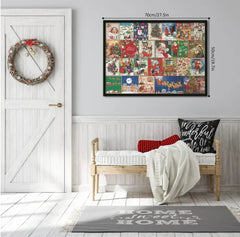Joyeux puzzle de calendrier de l'Avent en Jigsaw