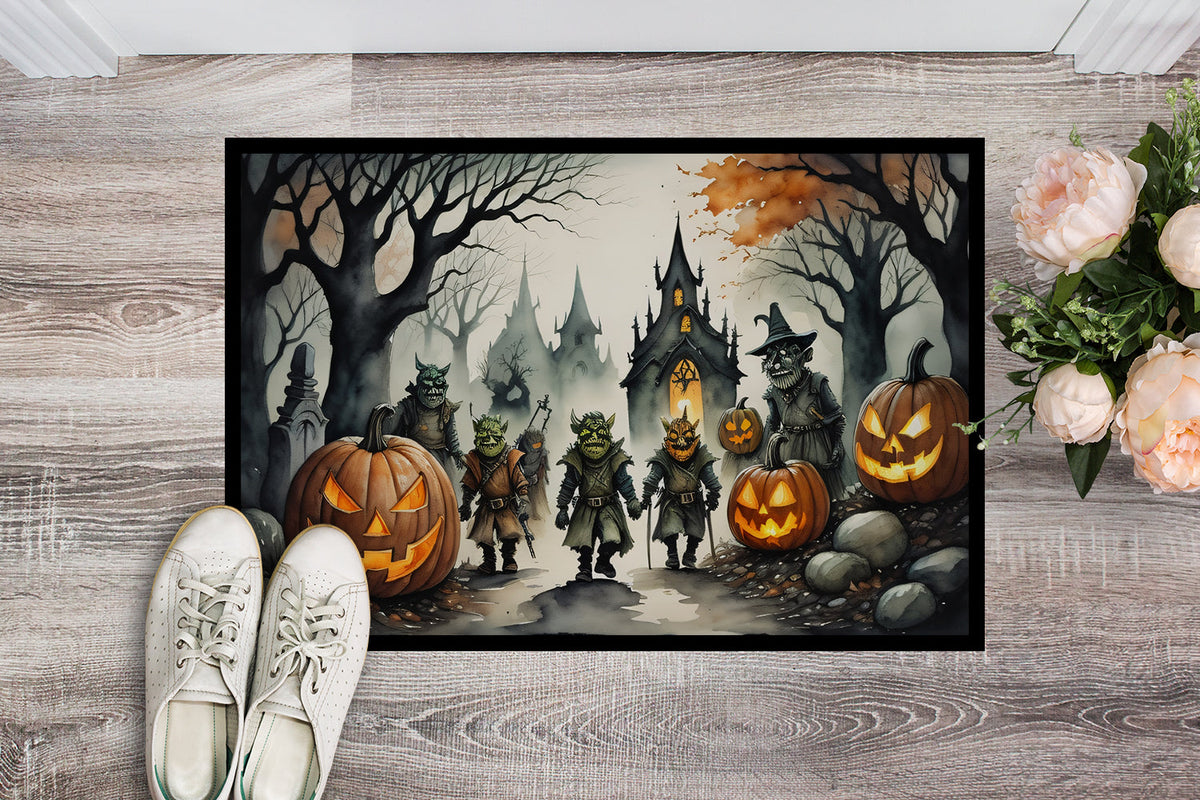 Ghoulish Gateway Halloween Mat - LARUNVIK