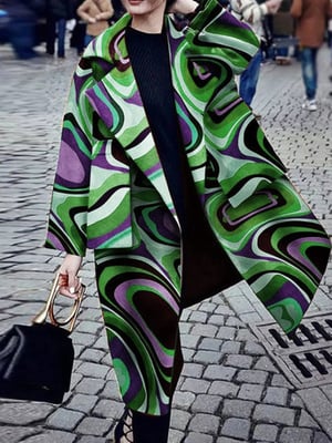 Casual Long Solid Warm Wool Coat - LARUNVIK