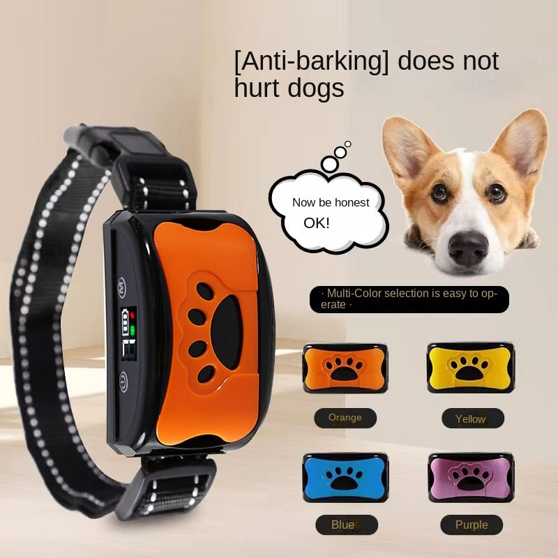 Collier de dressage anti-aboiement ultrasonique pour chien
