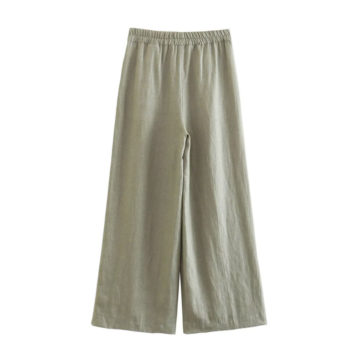 Chic Linen Leisure Set with Belt