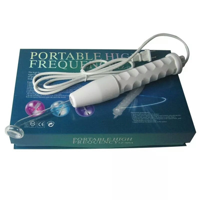 Handheld Red Light Purple Electric Therapy Beauty Device for Facial Care and Ozone Therapy - LARUNVIK