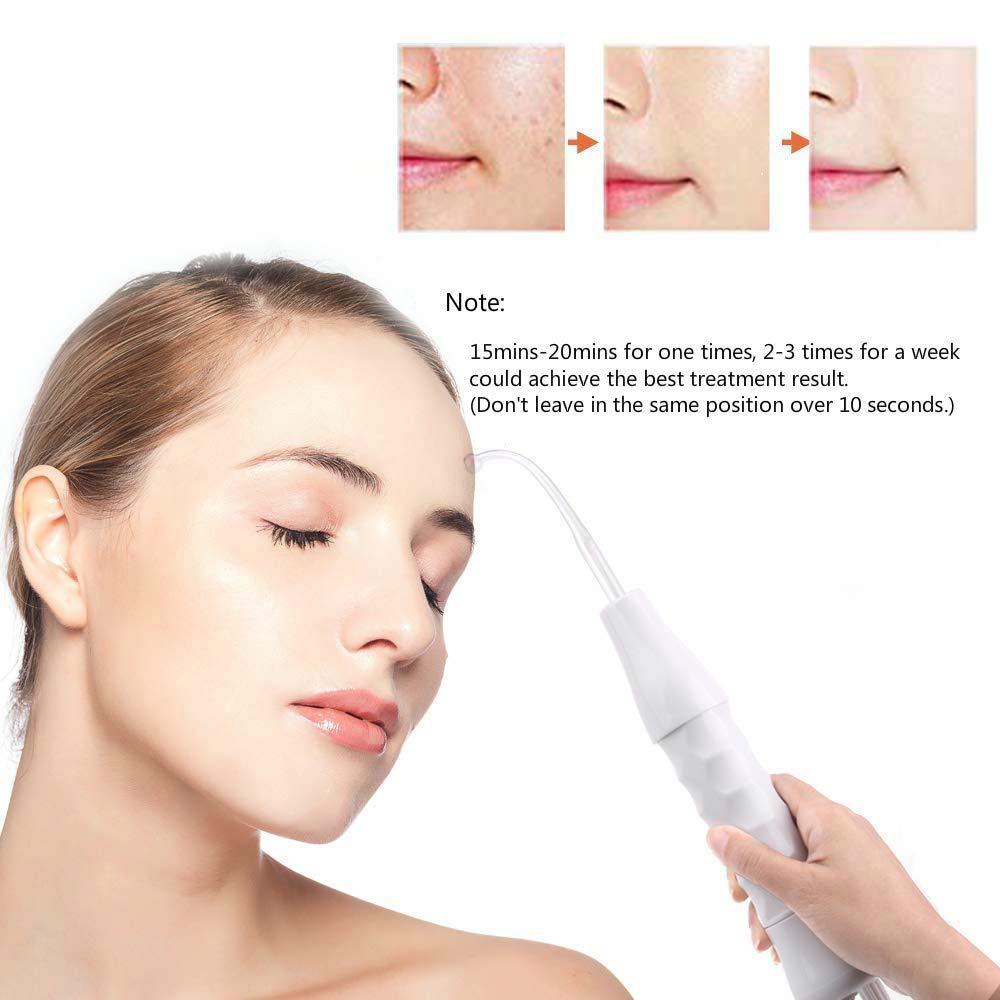 Handheld Red Light Purple Electric Therapy Beauty Device for Facial Care and Ozone Therapy - LARUNVIK
