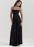 New Sexy Black Sheer Backless Dress Evening Gown - LARUNVIK