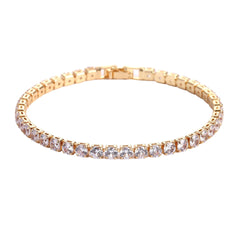 Parure de bracelets de tennis Hip Hop 4.0 Micro Zircon