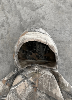 Sweat à capuche rétro camouflage urbain