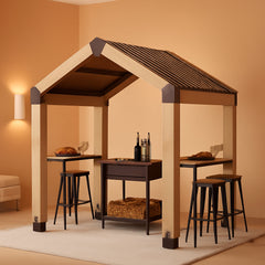 Outdoor Grill Gazebo Featuring Hardtop 7.7x5.7 Feet