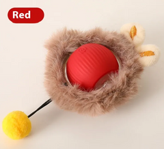 Jouet pour chat à roulement automatique PurrPlay – Balle interactive mains-libres pour chats d'intérieur