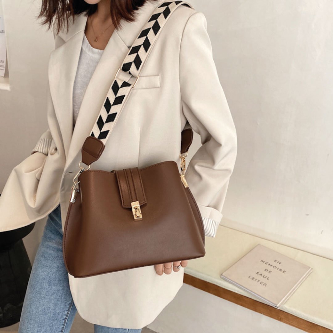 Checkered Shoulder Bag - LARUNVIK