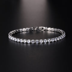 Parure de bracelets de tennis Hip Hop 4.0 Micro Zircon