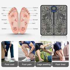 Tapis de massage de pieds rechargeable