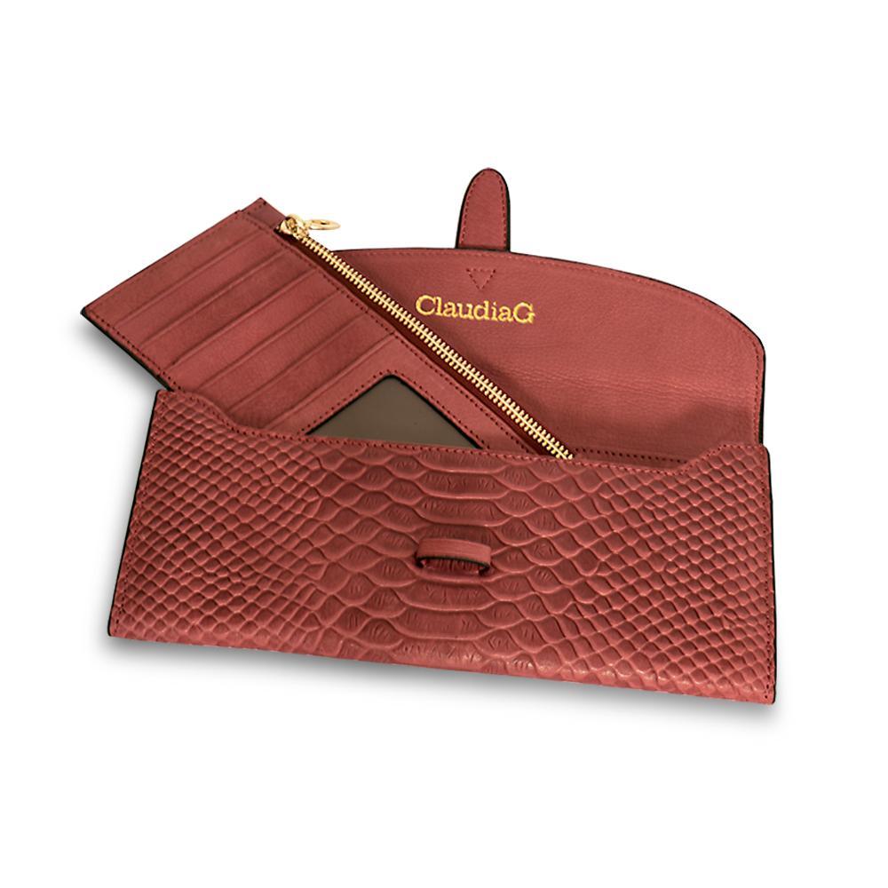 Wealthy Leather Wallet -Red - LARUNVIK
