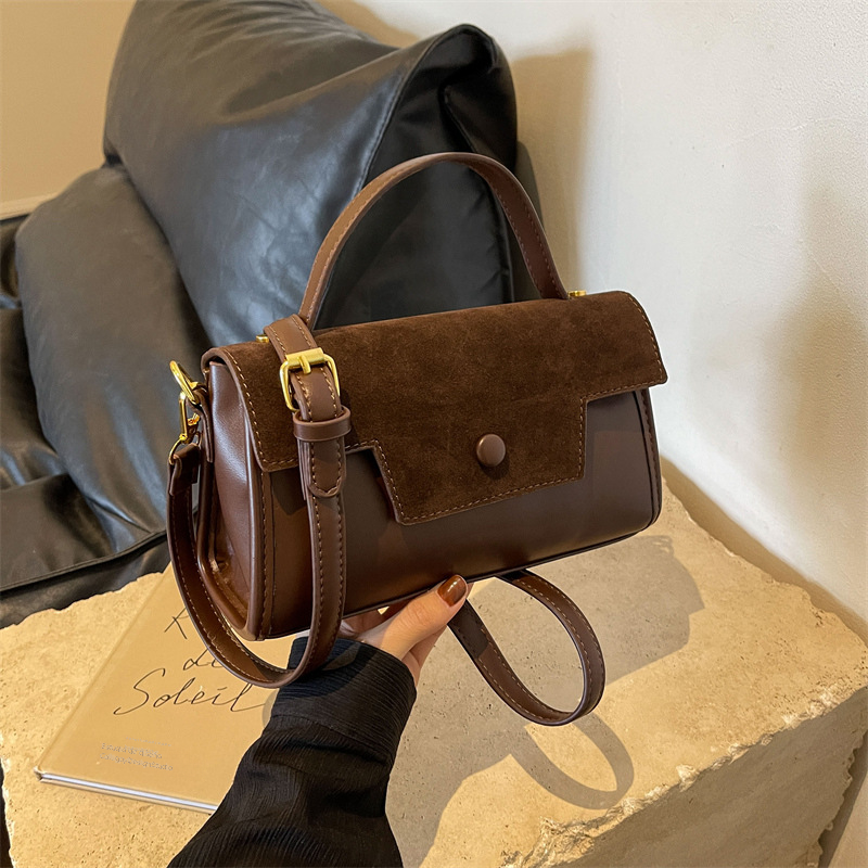2023 Vintage Style Women's Suede Handbag and Crossbody - LARUNVIK