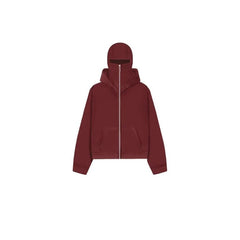 Blouson de baseball zippé à capuche pour homme