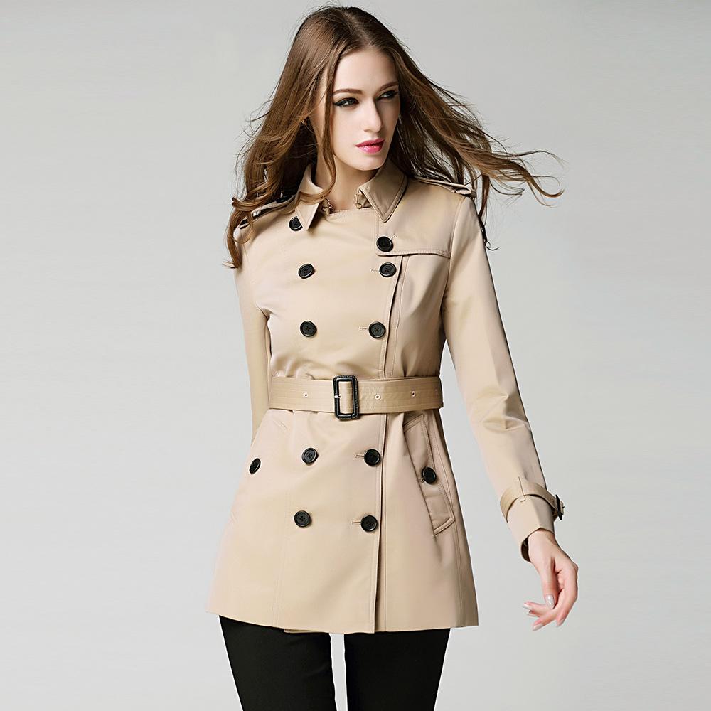 Chic Waterproof Women's Trench Coat - LARUNVIK