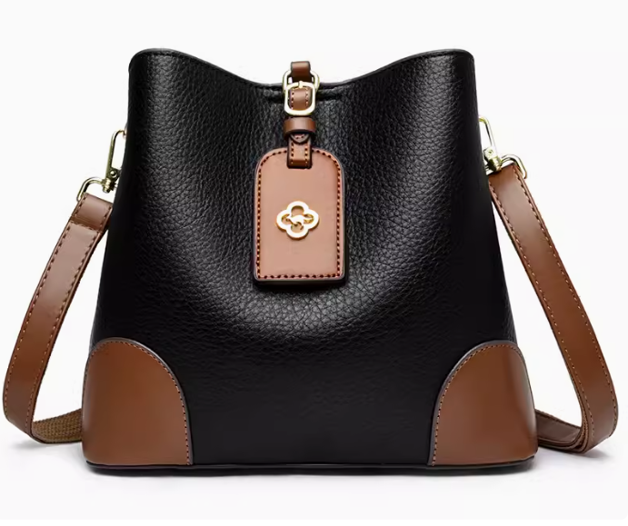 Spliced Bucket Mom Bag - Tongle Versatile Crossbody - LARUNVIK