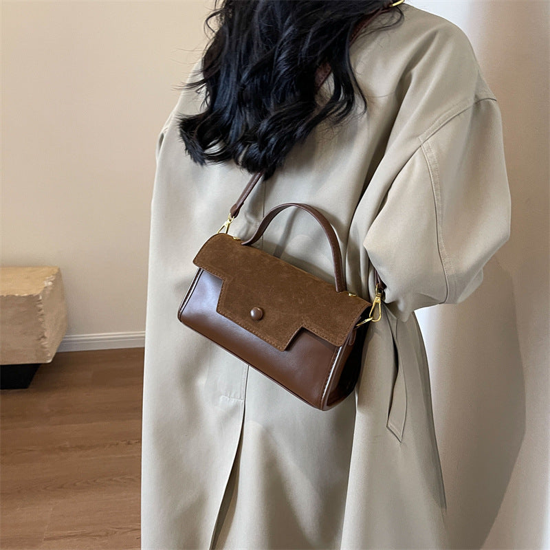 2023 Vintage Style Women's Suede Handbag and Crossbody - LARUNVIK