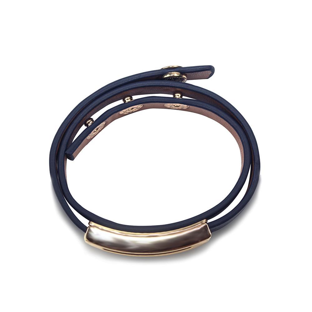 Buckled Leather Bracelet - LARUNVIK