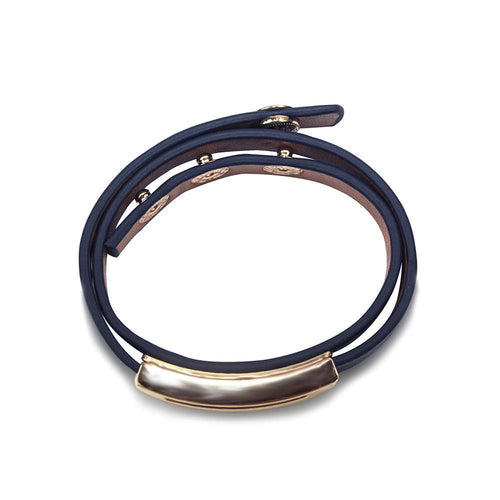Buckled Leather Bracelet - LARUNVIK