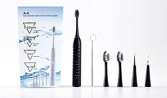 Electric Sonic Toothbrush Set with Multiple Brush Heads