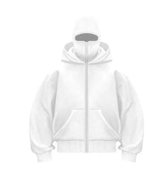 Blouson de baseball zippé à capuche pour homme