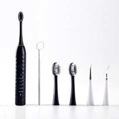 Electric Sonic Toothbrush Set with Multiple Brush Heads