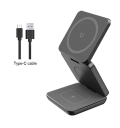 Chargeur magnétique sans fil trois-en-un
