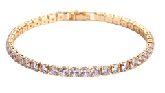 Parure de bracelets de tennis Hip Hop 4.0 Micro Zircon