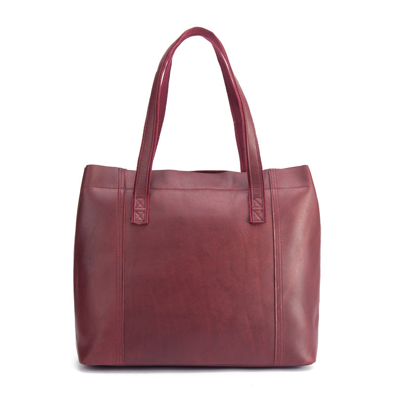 Crazy Horse Leather Handbag for Women - LARUNVIK