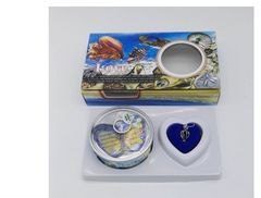 Boîte cadeau à bijoux en perles avec collier en perles d'eau douce