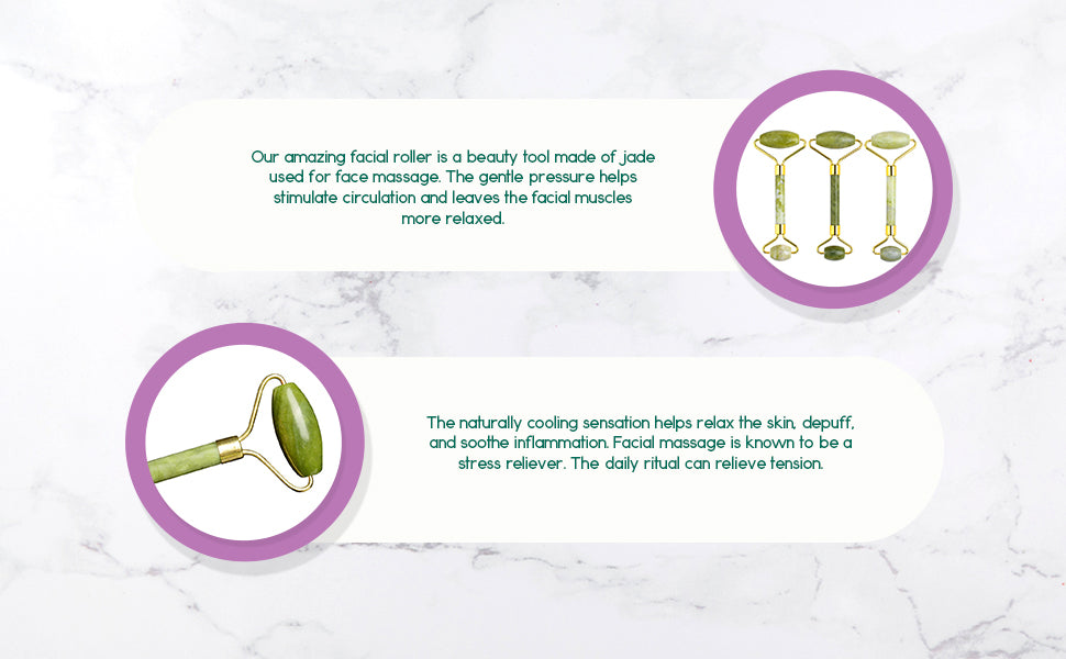 Jade Facial Roller - LARUNVIK