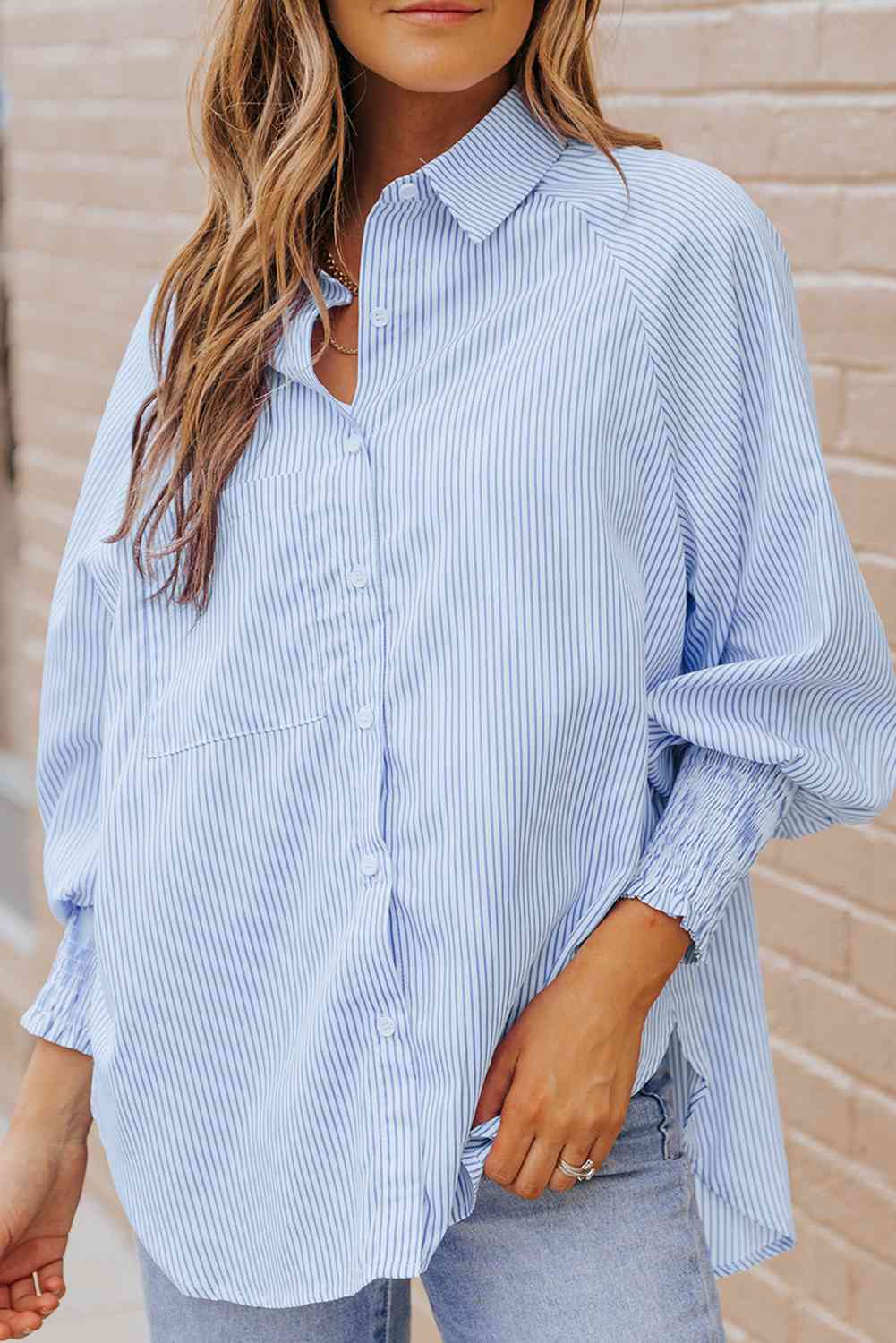Fernanda Lantern Sleeve Shirt - LARUNVIK