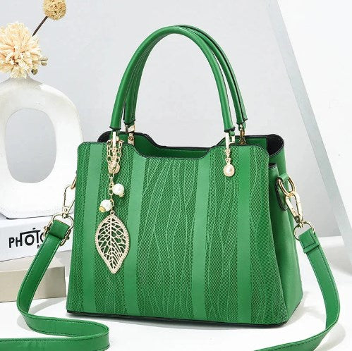 Leather Moon Bag - 2024 Stylish Simple Shoulder Bag (One Piece) - LARUNVIK