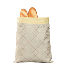 Sac à pain en coton et lin
