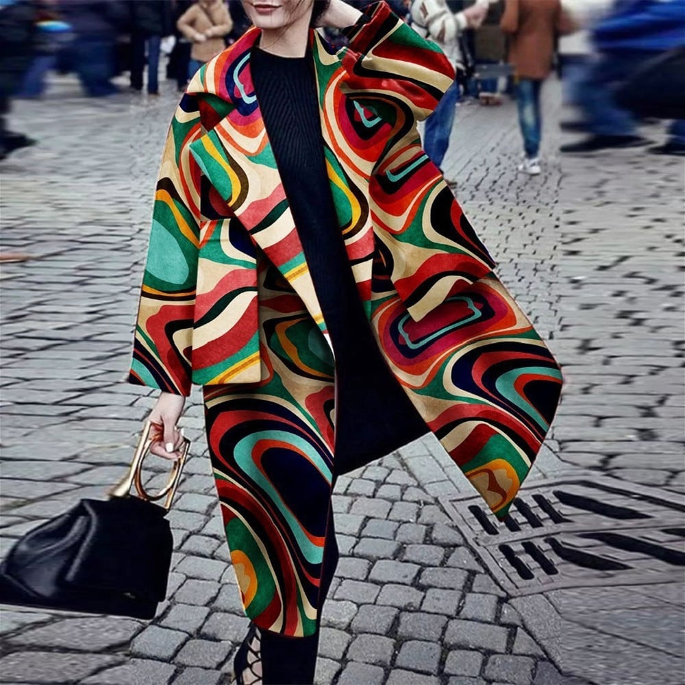 Casual Long Solid Warm Wool Coat - LARUNVIK