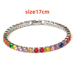Parure de bracelets de tennis Hip Hop 4.0 Micro Zircon