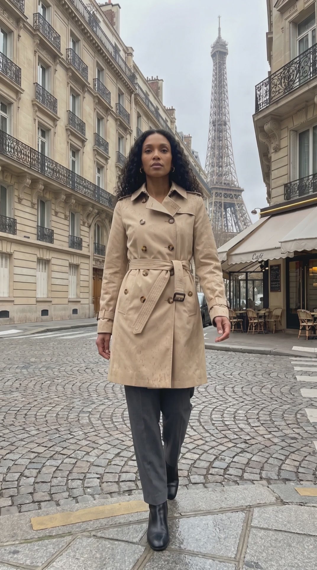 Chic Waterproof Women's Trench Coat